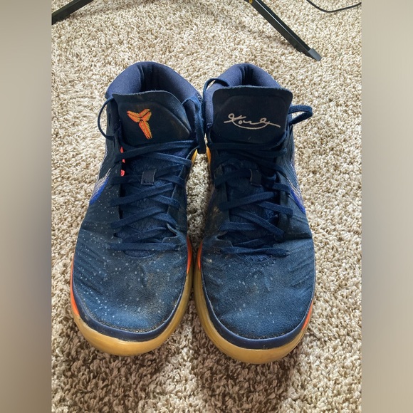 Nike Kobe AD Mid Rise Obsidian Blue Basketball Shoes Men\'s Size 8.5